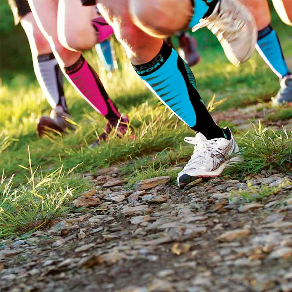 i-select Chaussettes de compression pour le sport et la circulation sanguine